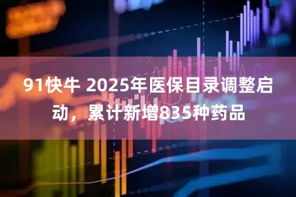 91快牛 2025年医保目录调整启动，累计新增835种药品